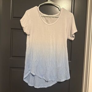 Women's Blue Ombre Top